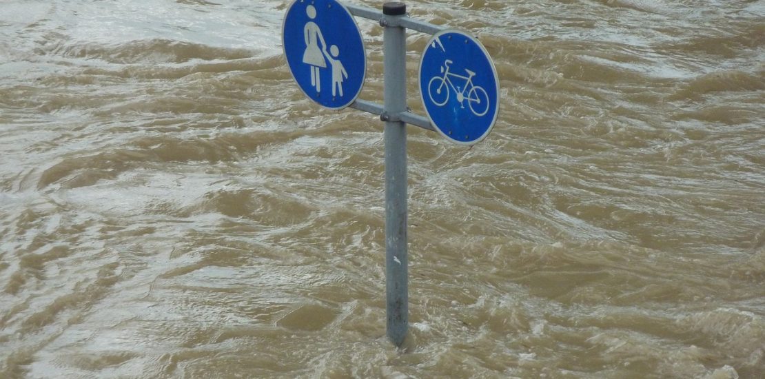 floodwater close up