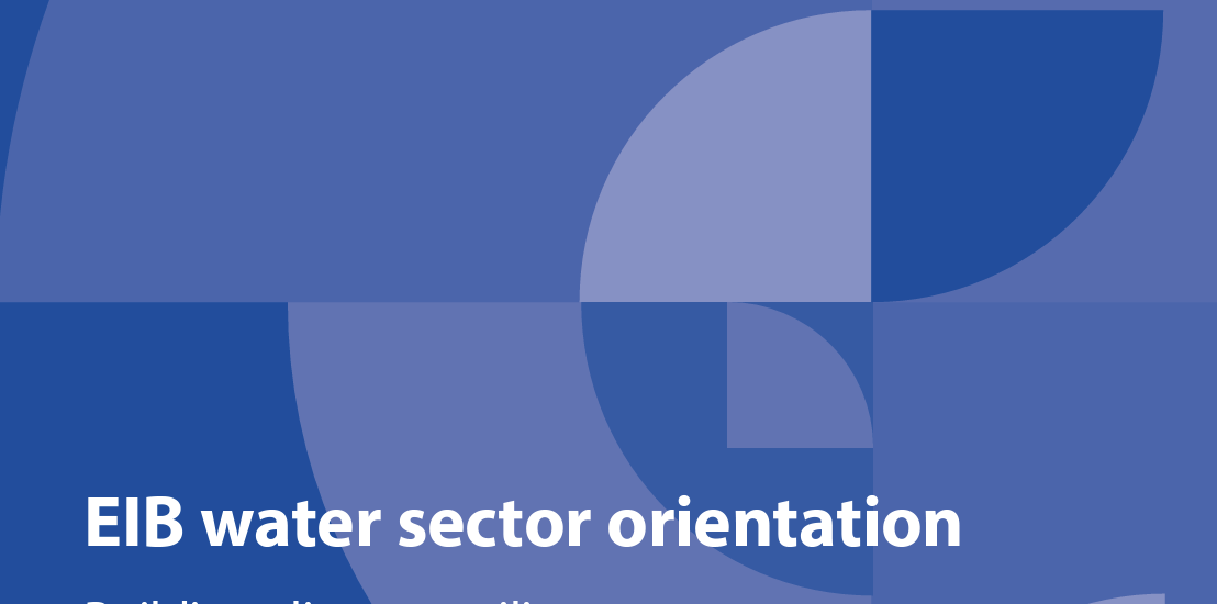 European investment bank water sector orientation front cover