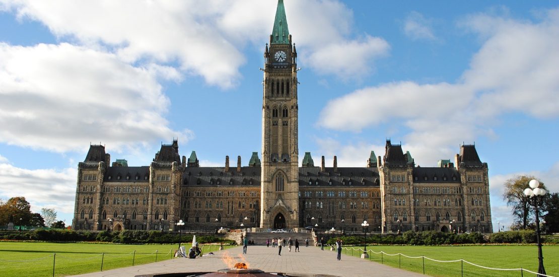 parliament buildings in Ottawa, canada