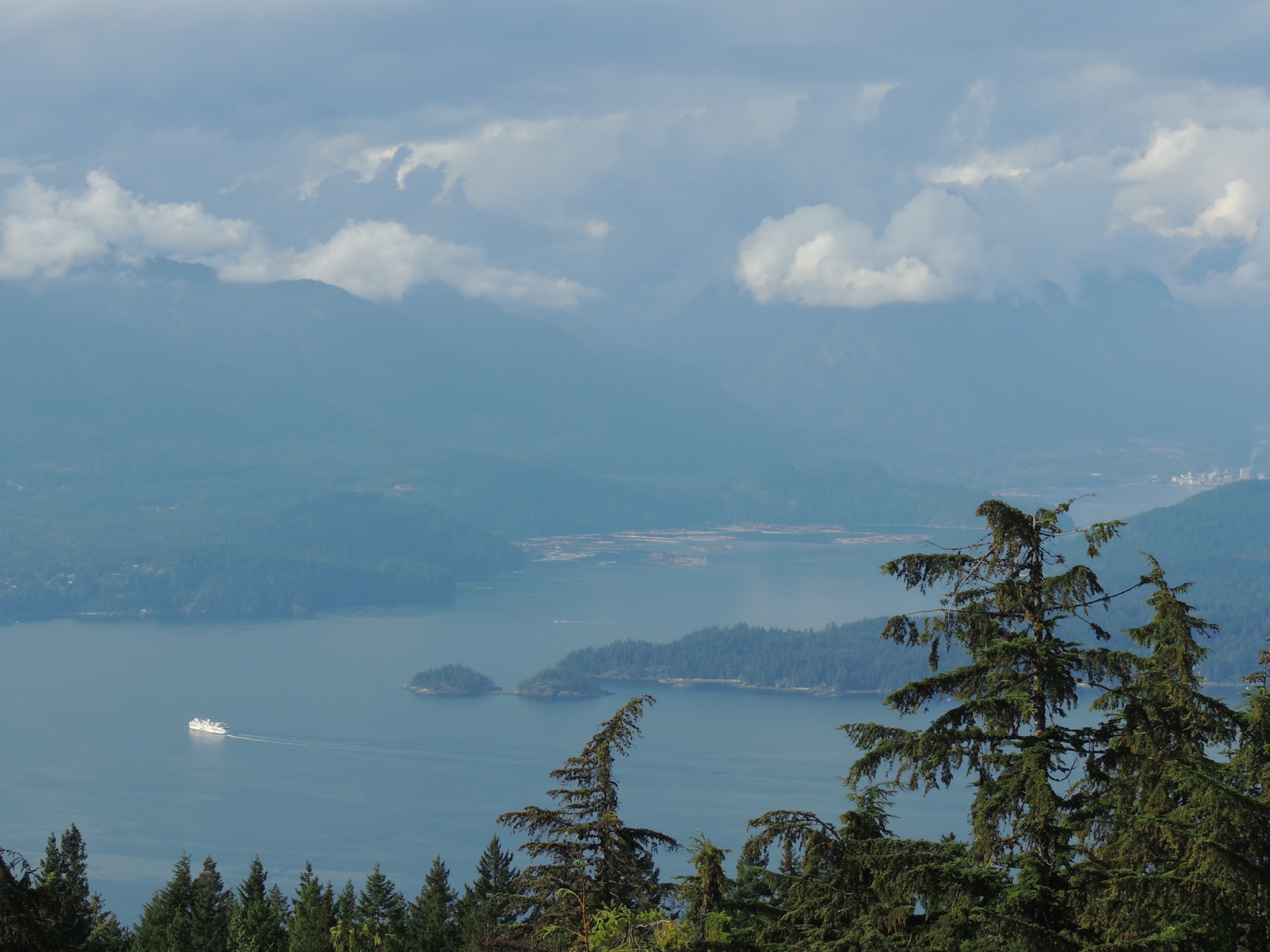 Howe Sound from Mount Gardener Bowen Island